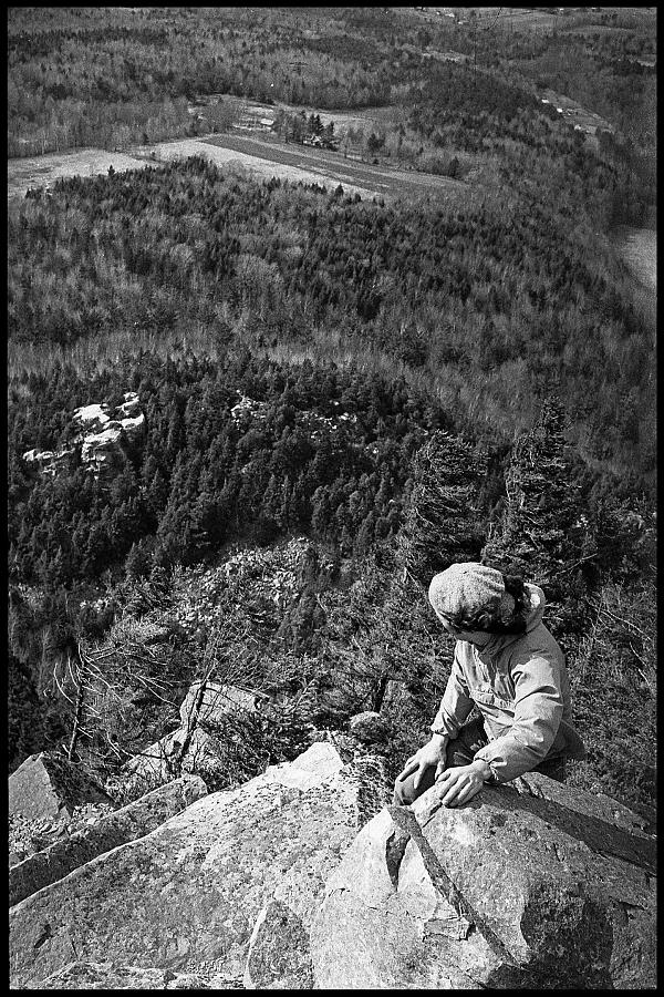 23a.jpg - Almost at the top.  The wind was starting to blow a bit harder up here.