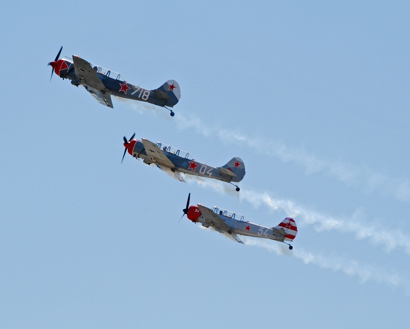 DSC_6715a.jpg - Team Aerostar's pilots are (top to bottom) Paul Hornick, Harvey Meek and David Monroe.