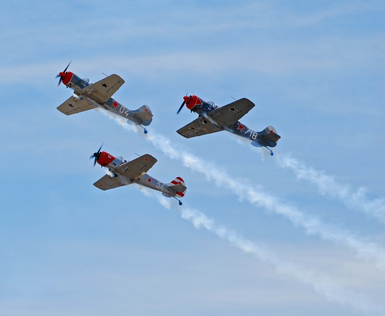 DSC_6739b.jpg - The Yak 50 was the standard aerobatic trainer for most eastern bloc countries.  Though a Soviet design, most were built in Romania.