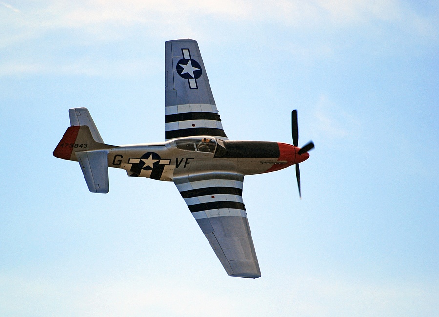 DSC_6883a.jpg - Early mustangs had visibility problems due to their extended canopy.  From the D version on, a bubble canopy provided a 360 degree view.